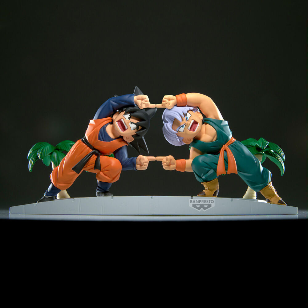Figura de Son Goten y Trunks de Dragon Ball Z en pose conjunta - 3