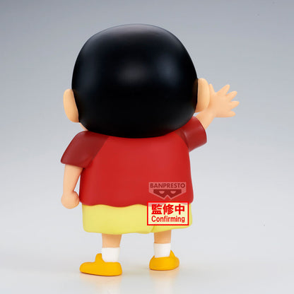 Figura de Shinnosuke Nohara de Crayon Shinchan con camiseta roja - 4