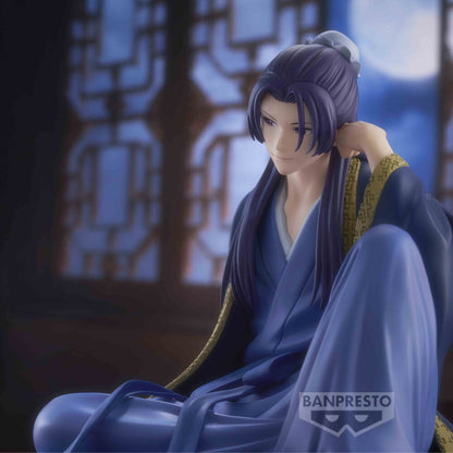 Figura de Jinshi de The Apothecary Diaries sentado con vestimenta azul - 4
