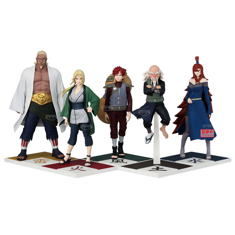 Figura de Raikage Ay de Naruto Shippuden de Banpresto sobre base cuadrada - 4