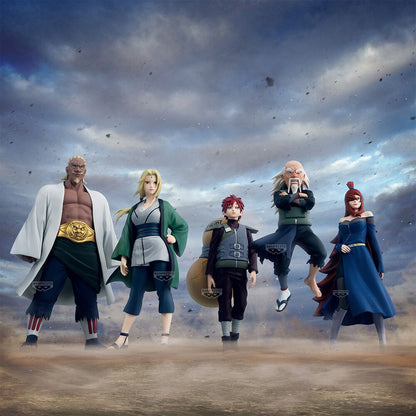 Figura de Tsunade Hokage de Naruto Shippuden sobre base decorativa - 5