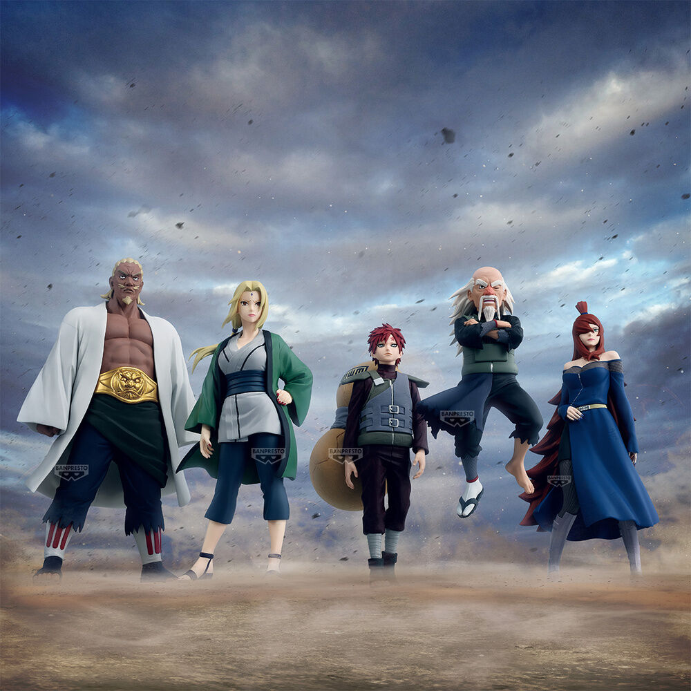 Figura de Raikage Ay de Naruto Shippuden de Banpresto sobre base cuadrada - 5