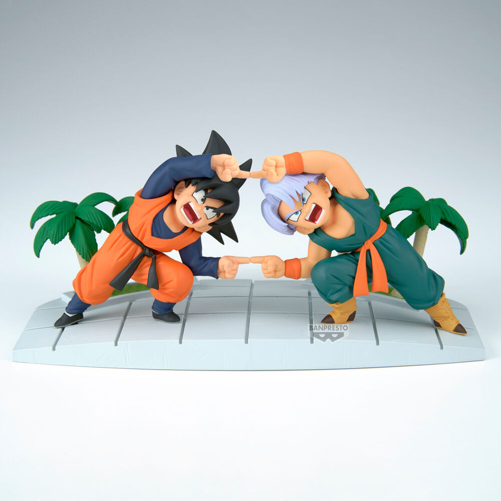 Figura de Son Goten y Trunks de Dragon Ball Z en pose conjunta - 5