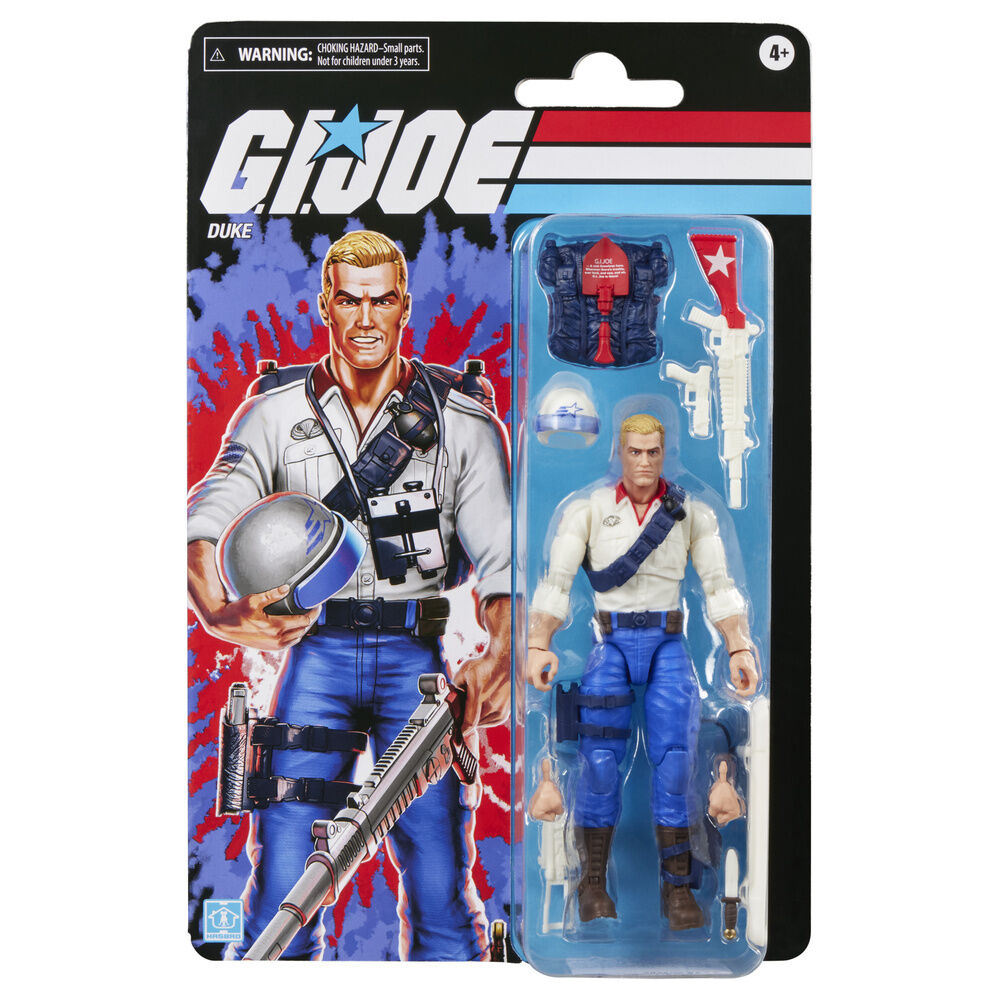 Figura articulada Duke de G.I. Joe con uniforme blanco y azul - 2