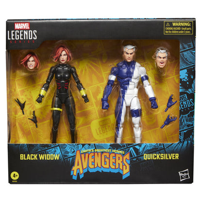 Set Marvel Legends con figuras de Black Widow y Quicksilver - 2