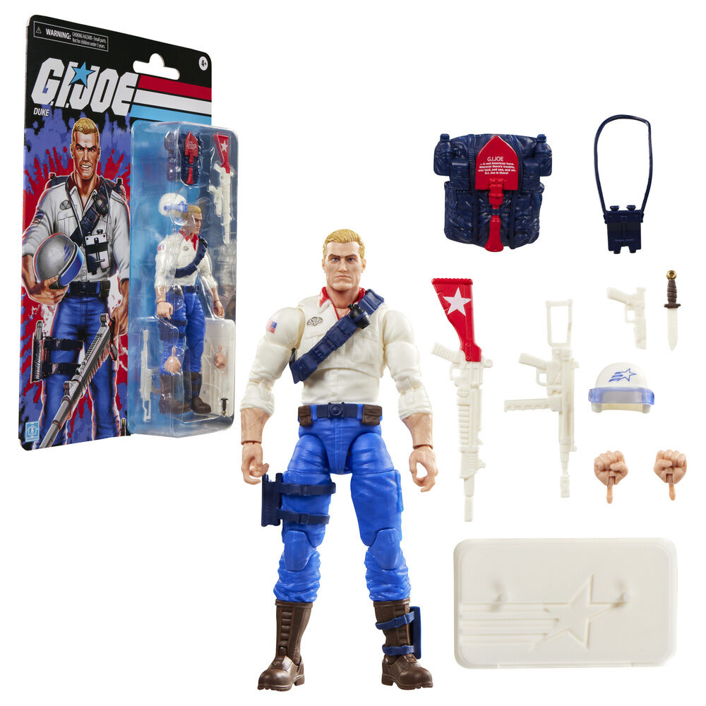 Figura articulada Duke de G.I. Joe con uniforme blanco y azul - 3