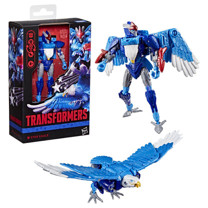 Figura articulada Star Eagle Transformers con alas extendidas - 3