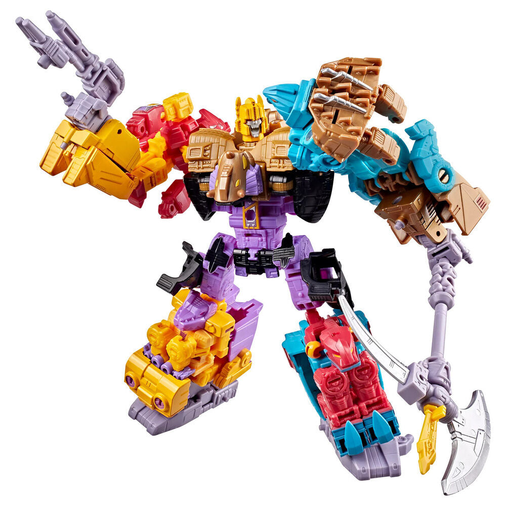 Figura Decepticon Monstructor de Transformers Age of the Primes en su caja - 3