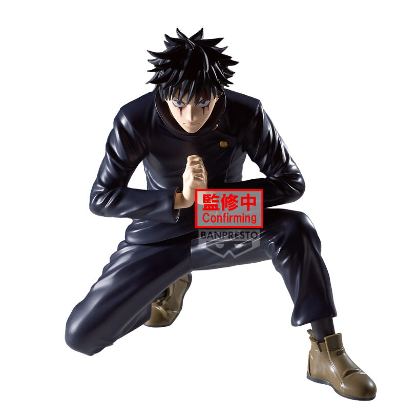 Figura de Megumi Fushiguro Maximatic de Jujutsu Kaisen en pose agachada