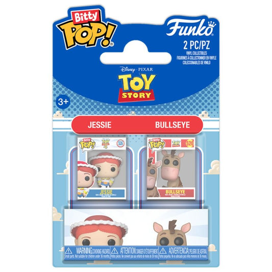 Blíster Funko Bitty POP! Toy Story con figuras de Jesse y Bullseye