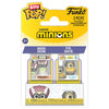 Blíster FUNKO Bitty POP! Minions con figuras Bride Kevin y Eye, Matie