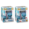 Figura Funko POP! de Stitch con tabla de emociones en caja