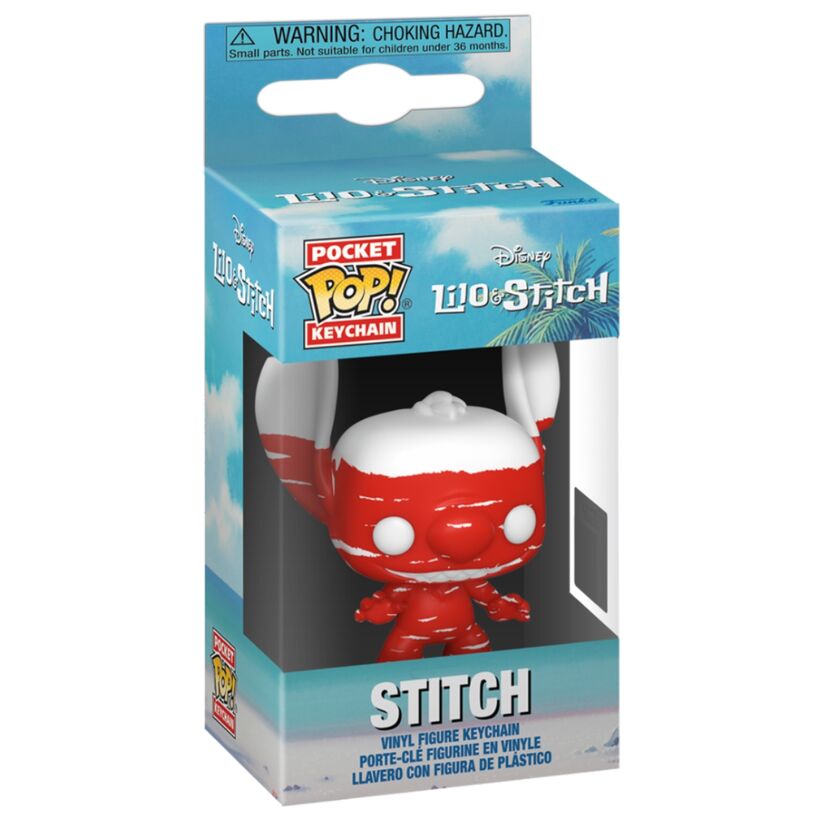 Llavero Pocket POP de Stitch en rojo y blanco - 2