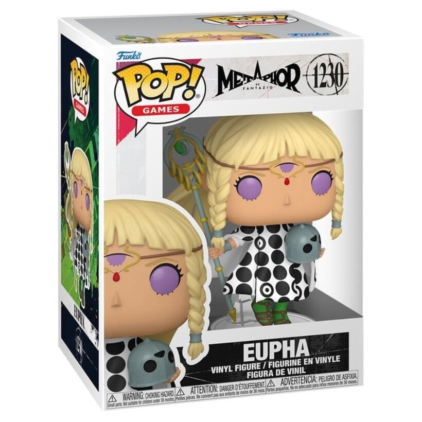 Figura Funko POP! de Eupha de Metaphor: ReFantazio en caja