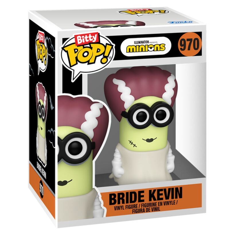 Blíster FUNKO Bitty POP! Minions con figuras Bride Kevin y Eye, Matie - 2