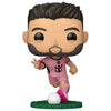 Figura Funko POP! de Luis Suárez con uniforme rosa del Inter Miami y balón