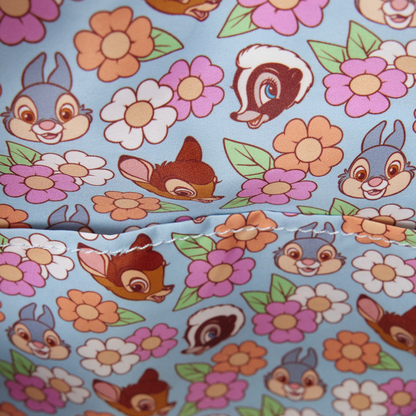 Mochila Bambi Disney Loungefly con Bambi, Tambor y Flor rodeados de flores - 4