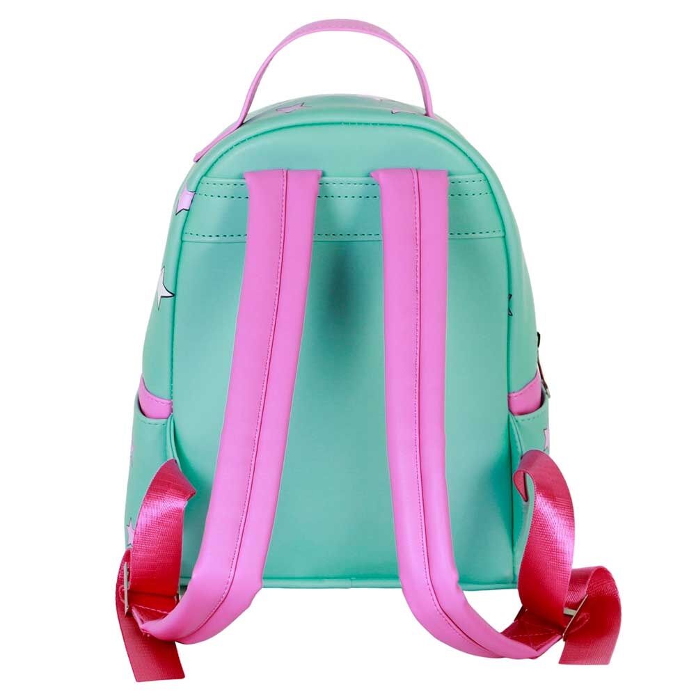 Mochila Fantasy de Minnie Disney verde agua con unicornio y arcoíris - 4