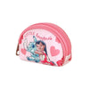 Monedero rosa Disney de Stitch y Lilo con corazones