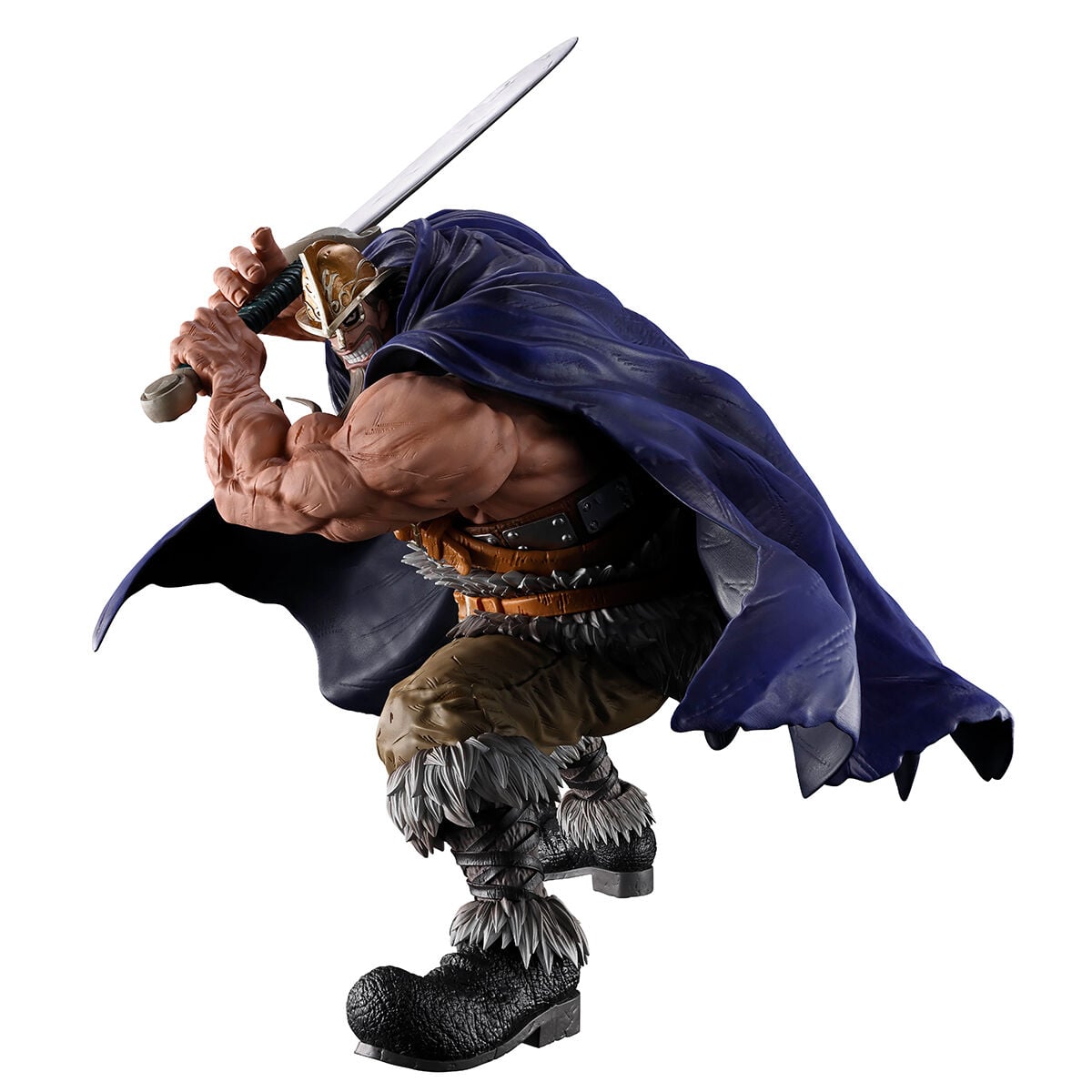 Figura Ichibansho de Dorry de One Piece con espada y capa azul