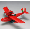 Maqueta del hidroavión rojo Savoia S.21 de Porco Rosso a escala 1:72