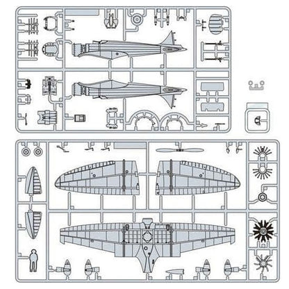 Maqueta Type 9 Fighter de Studio Ghibli a escala 1:48 - 3