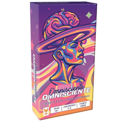 Caja del juego de cartas Omnisciente de TOPI GAMES