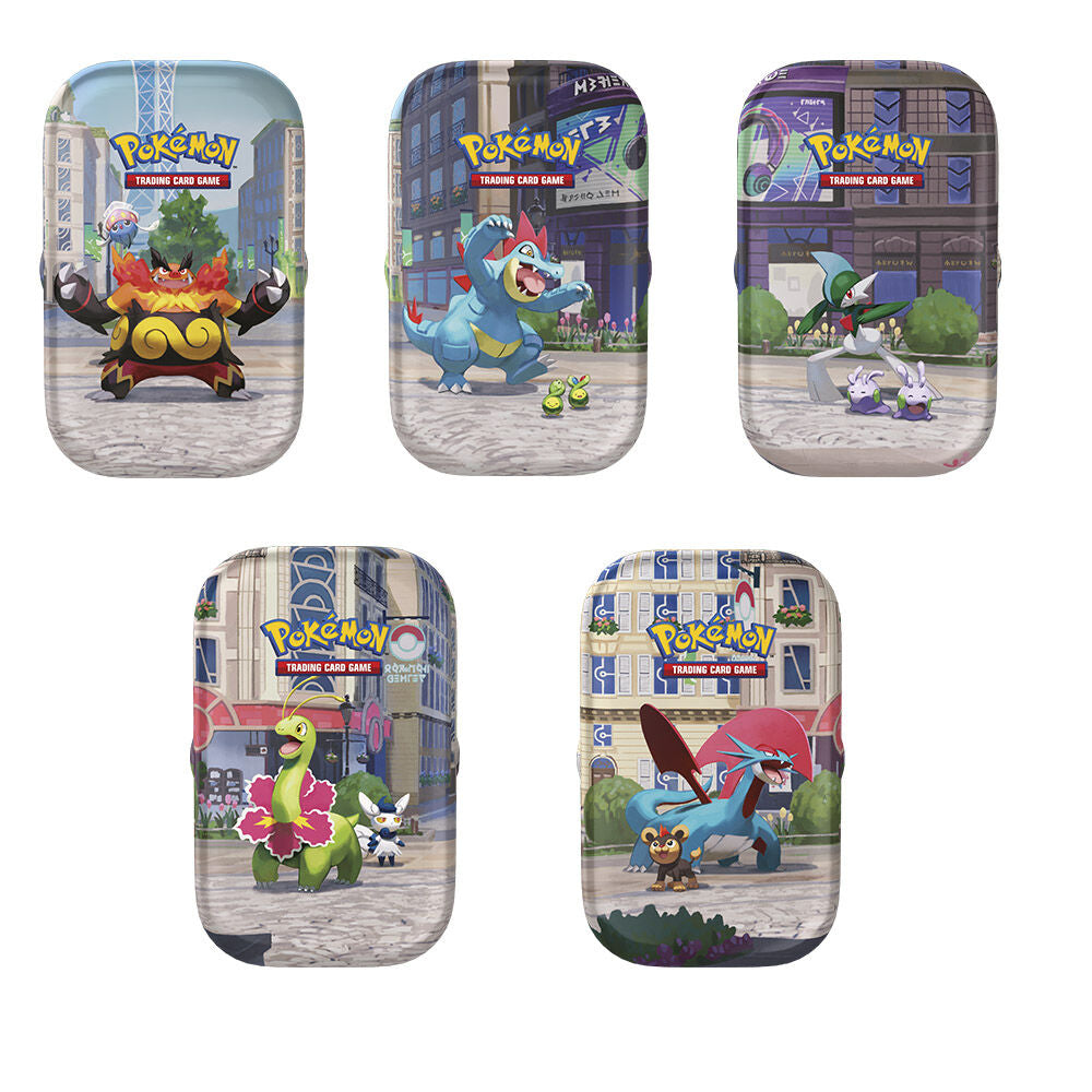Mini latas Pokémon TCG Summer EX en cinco diseños surtidos - 4