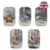 Mini latas Pokémon TCG Summer ex con cinco diseños surtidos