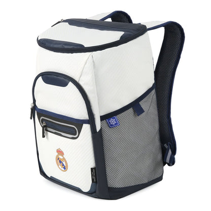 Mochila térmica porta alimentos Real Madrid blanca y azul
