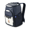 Mochila térmica porta alimentos del Real Madrid azul marino y blanca
