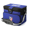 Bolsa térmica azul del Atlético de Madrid con bandolera y bolsillo frontal