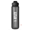Botella de agua Atlético de Madrid negra de 1000 ml con logo blanco