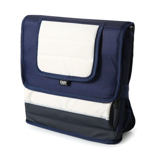 Bolsa porta alimentos plegable azul marino y blanca del Real Madrid - 2