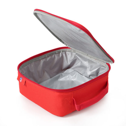 Bolsa térmica roja del Atlético de Madrid con botella y tupper - 2