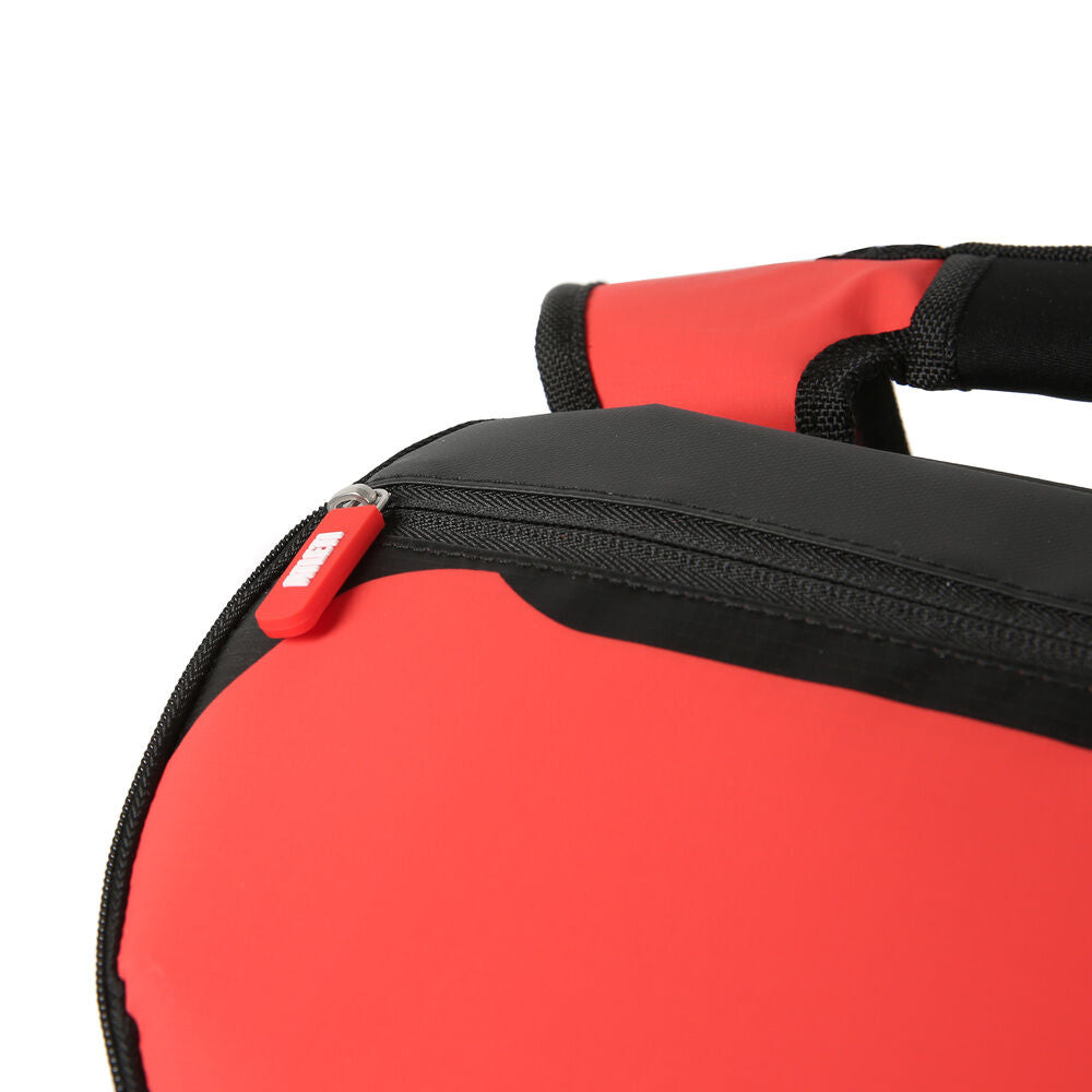 Mochila térmica porta alimentos del Atlético de Madrid en rojo y negro - 2