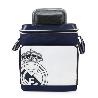 Bolsa porta alimentos con ruedas del Real Madrid en azul marino - 3