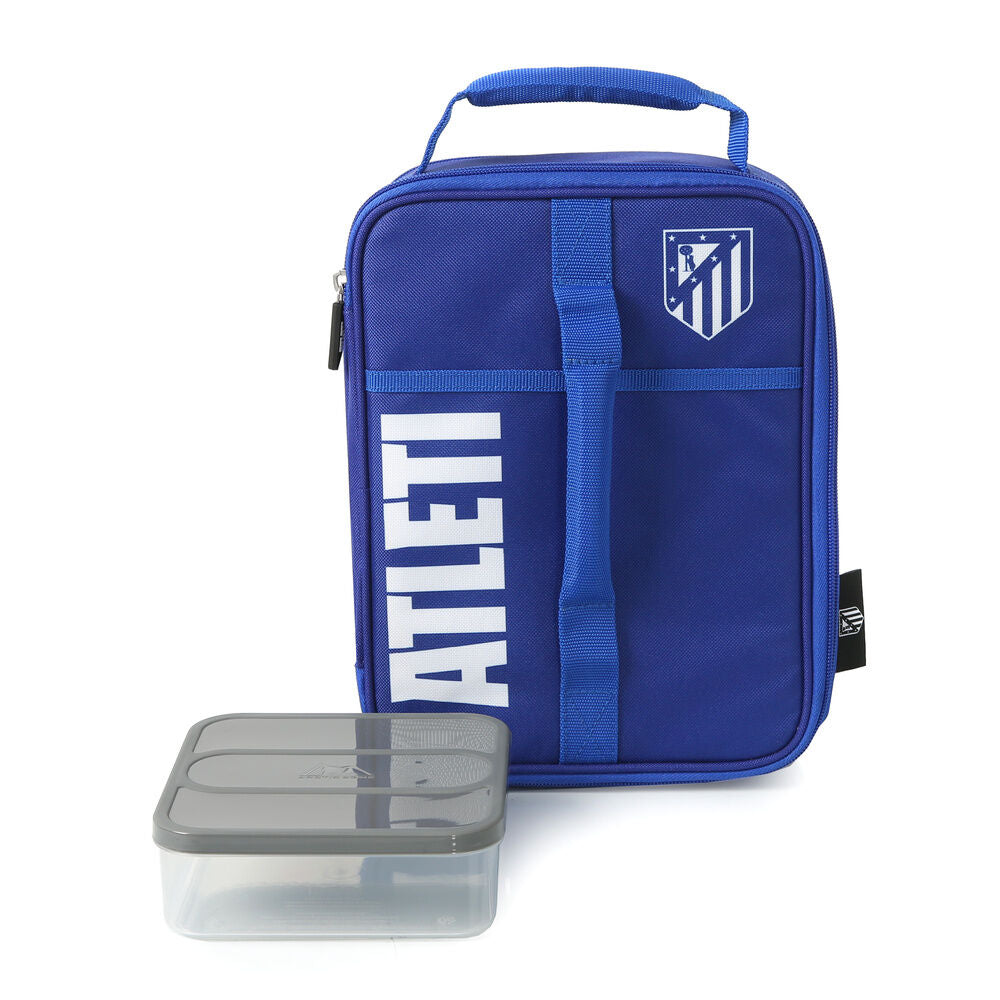 Bolsa térmica azul del Atlético de Madrid con tupper - 3