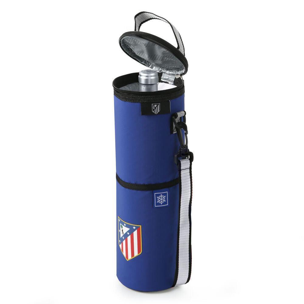 Botellero térmico azul del Atlético de Madrid con correa bandolera - 3