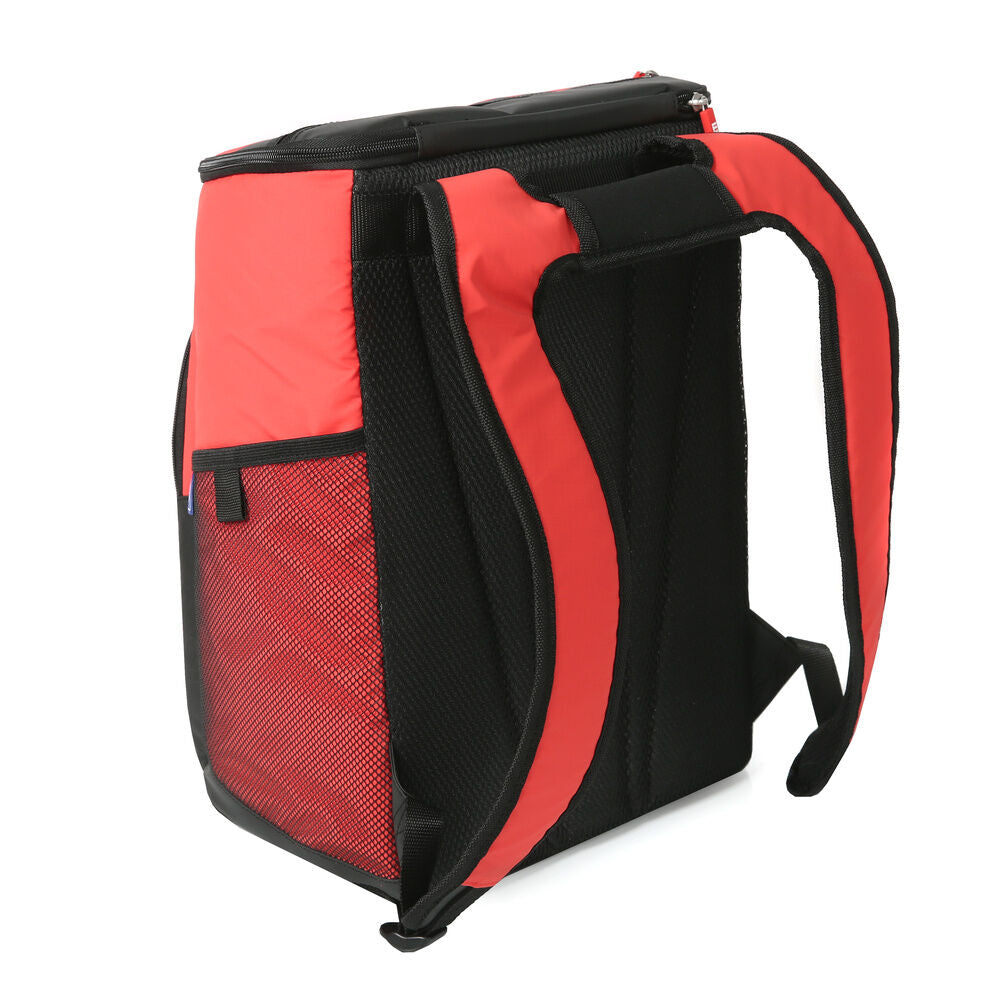 Mochila térmica porta alimentos del Atlético de Madrid en rojo y negro - 3