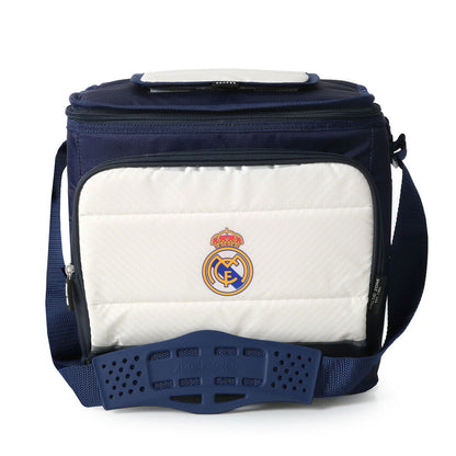 Bolsa porta alimentos plegable azul marino y blanca del Real Madrid - 4