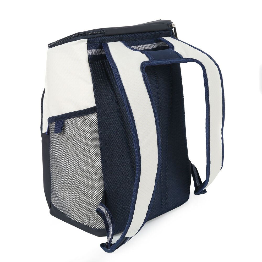 Mochila térmica porta alimentos Real Madrid blanca y azul - 4