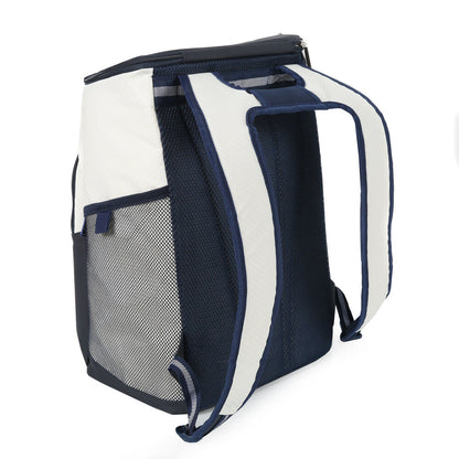 Mochila térmica porta alimentos Real Madrid blanca y azul - 4