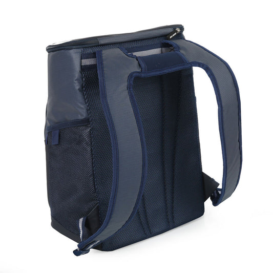 Mochila térmica porta alimentos del Real Madrid azul marino y blanca - 4