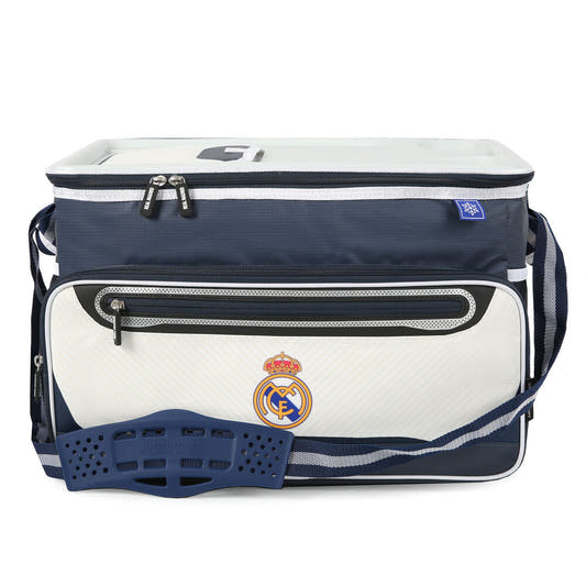 Bolsa porta alimentos plegable del Real Madrid en azul marino y blanco - 4