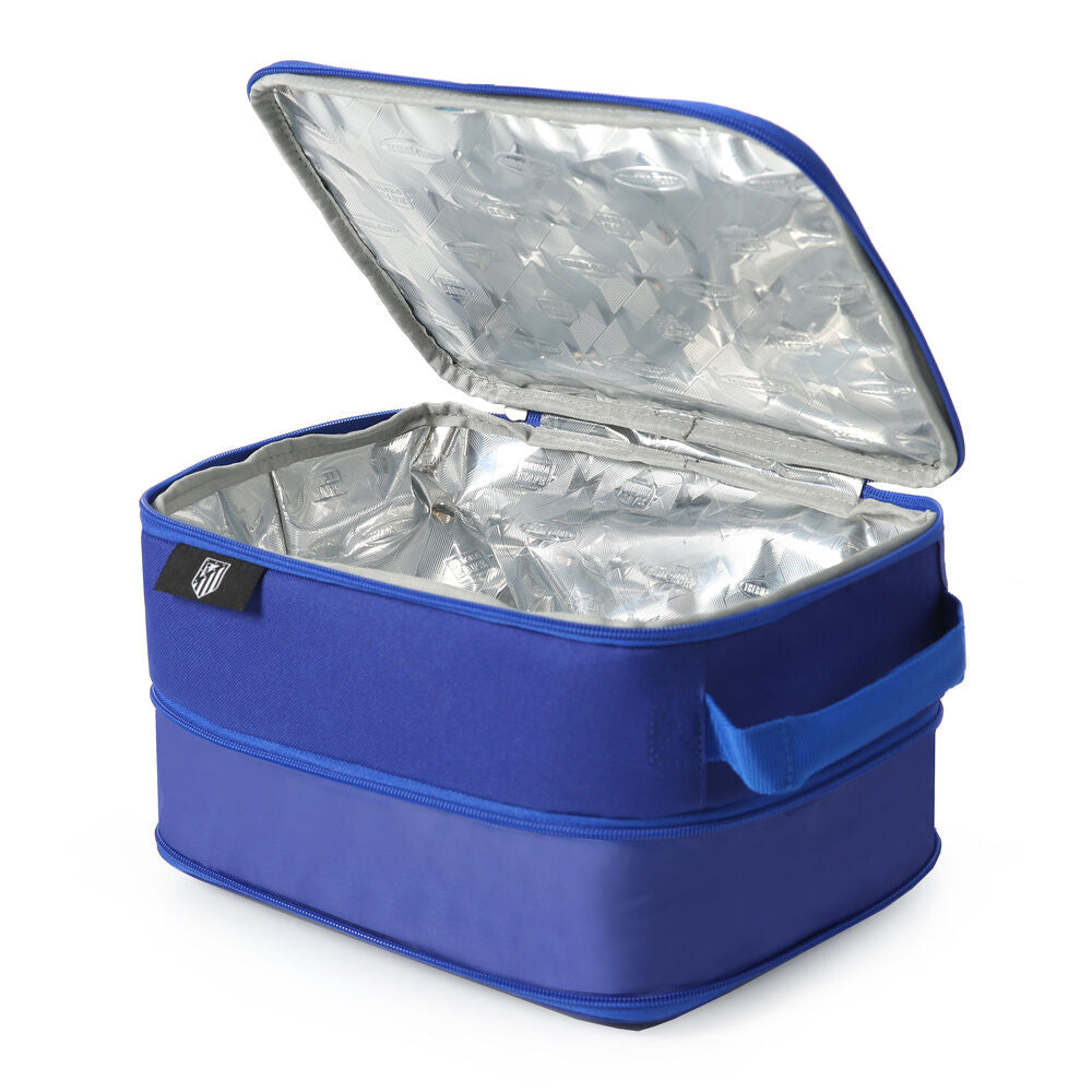 Bolsa térmica azul del Atlético de Madrid con tupper - 4