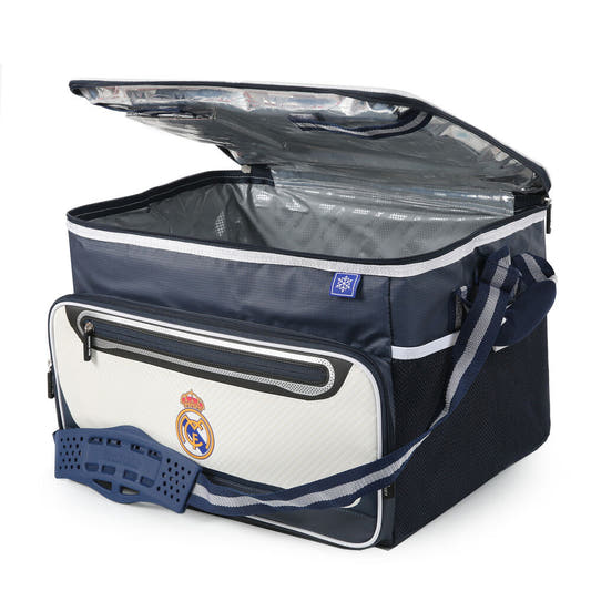 Bolsa porta alimentos plegable del Real Madrid en azul marino y blanco - 5