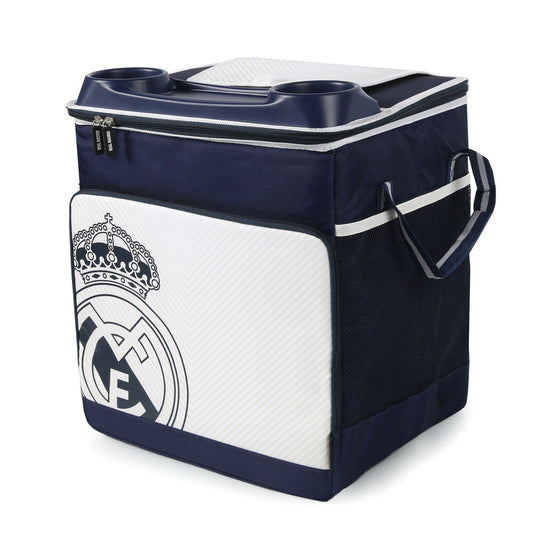 Bolsa porta alimentos con ruedas del Real Madrid en azul marino - 5