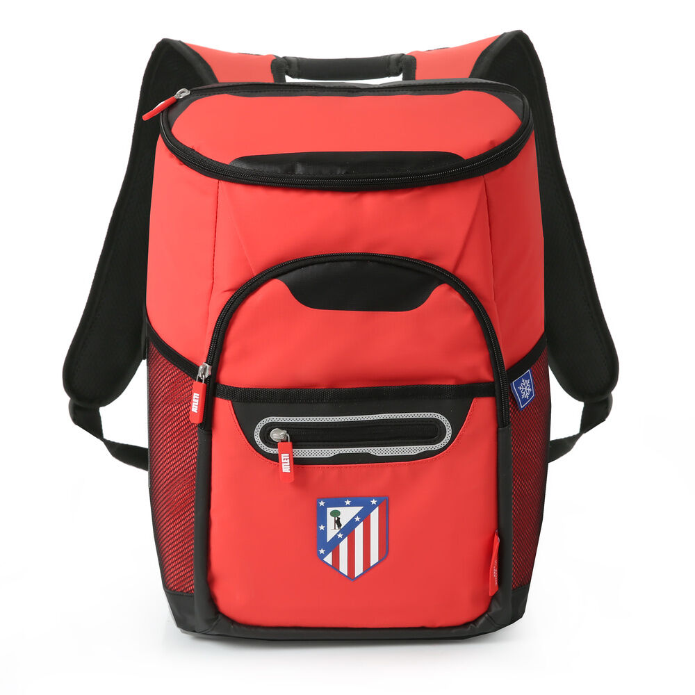 Mochila térmica porta alimentos del Atlético de Madrid en rojo y negro - 5