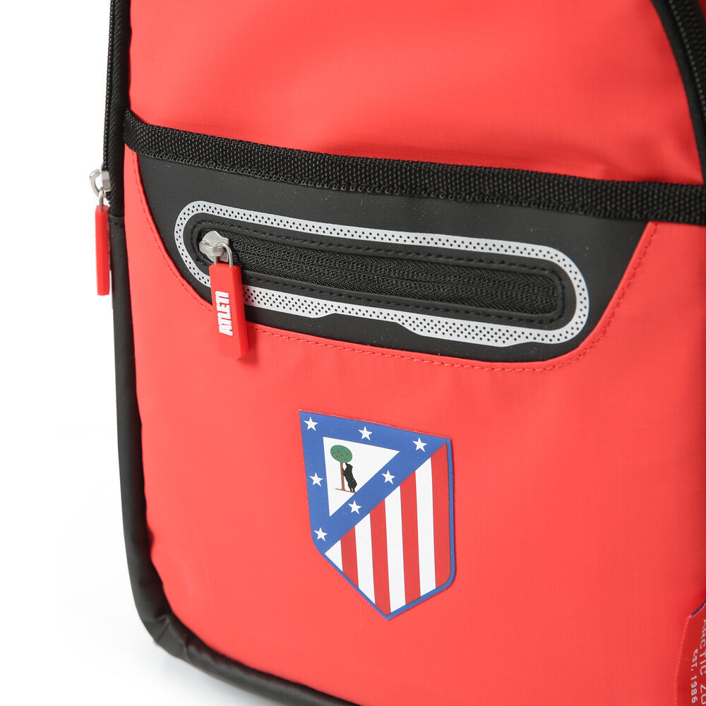 Mochila térmica porta alimentos del Atlético de Madrid en rojo y negro - 7